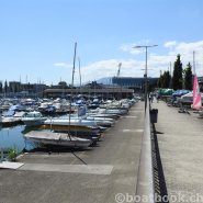 Der Hafen Neuchâtel Nid-du-Crô